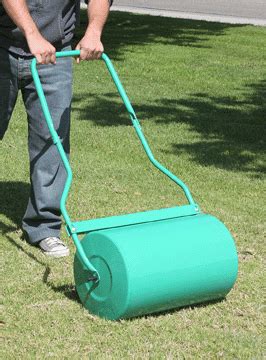 Tow-Behind Steel Lawn Roller smoothes uneven ground and packs down sod or seed to adhere to the soil for stronger roots and new growth. . Yard roller harbor freight